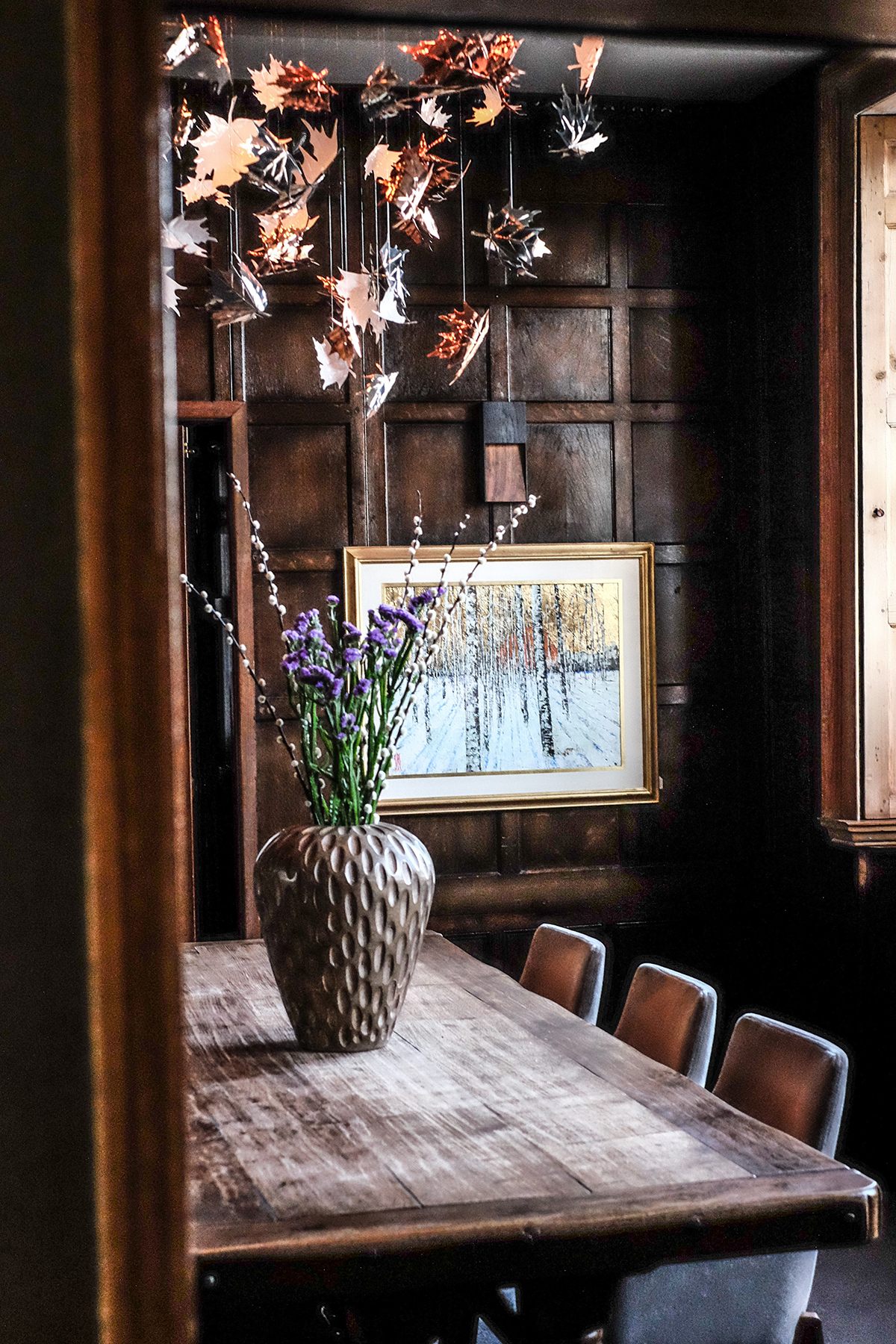 Elegant and classic - the private dining room