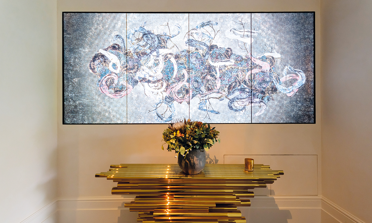 Digital artwork installation
