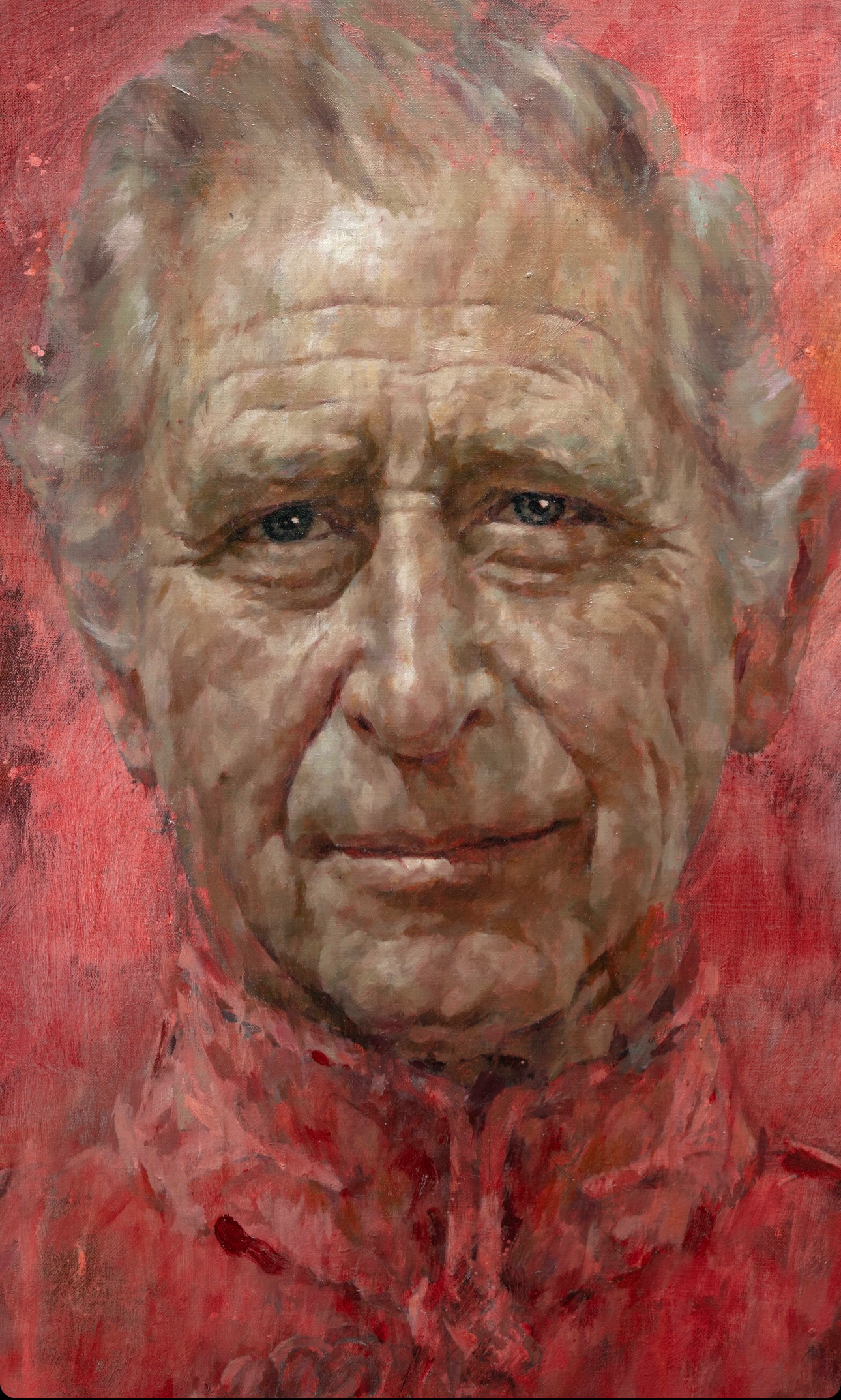 The portrait of His Majesty the King has received a mixed response from the public and art critics