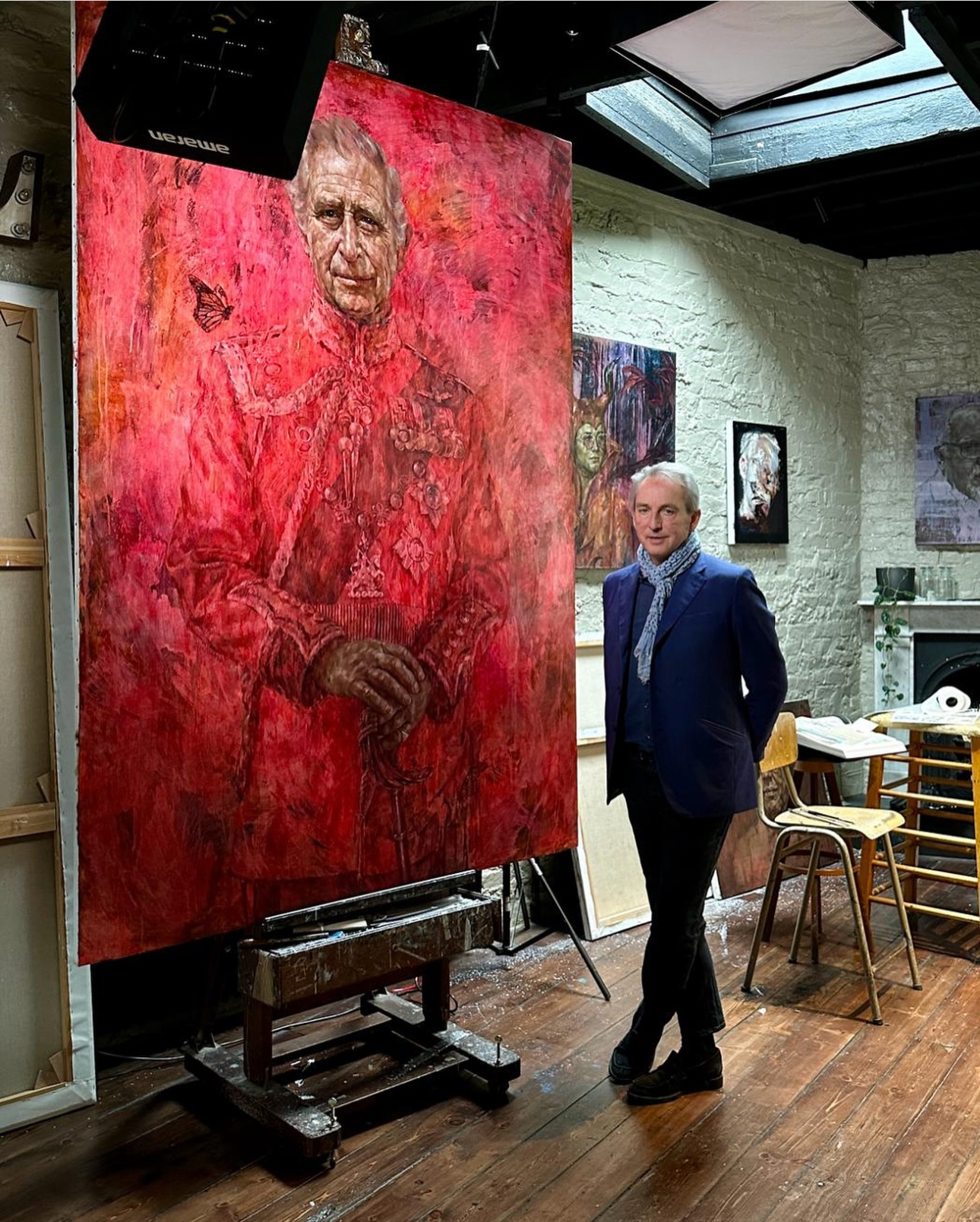 Portrait by Jonathan Yeo with Philip Mould