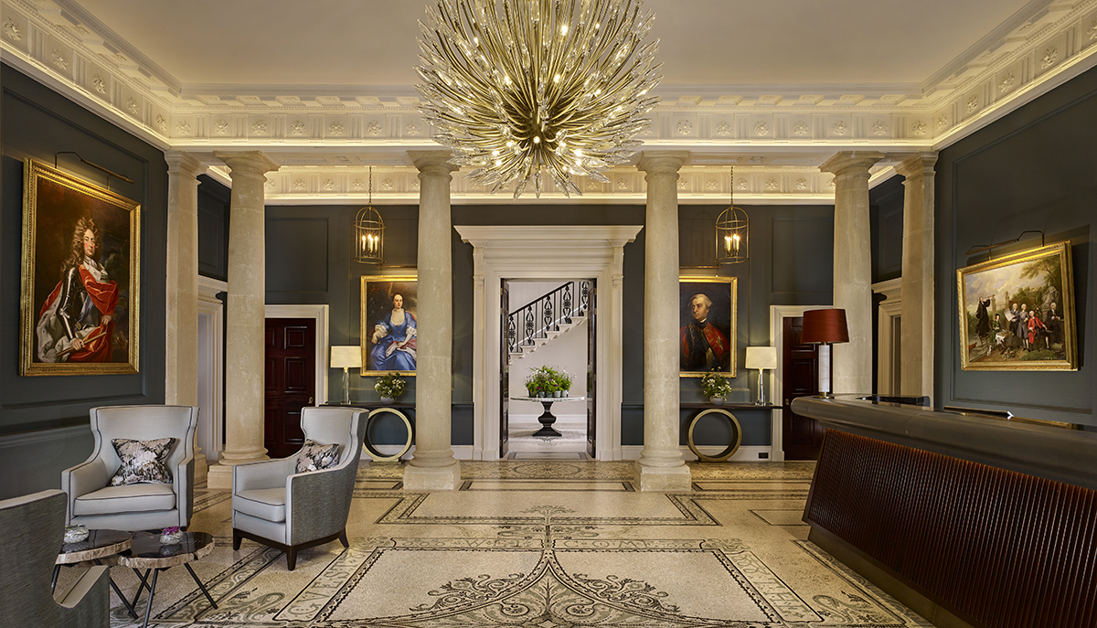 The lobby at The Langley. Photo: Matthew Shaw