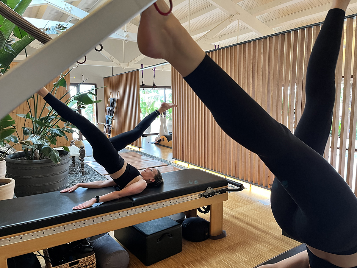 Pilates retreat action