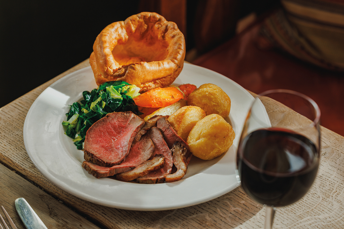 Roast dinner at The Richard Onslow