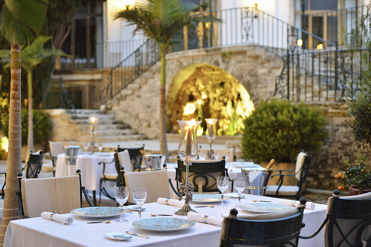 The terrace at Candlelight by Romain Fornell