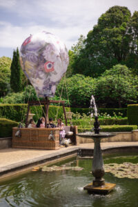 Balloon dining at Beaverbrook in the Surrey Hills