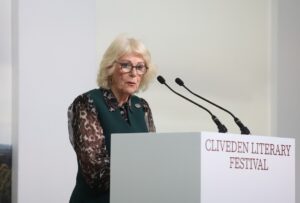 The Queen speaking at Cliveden Literary Festival 2025