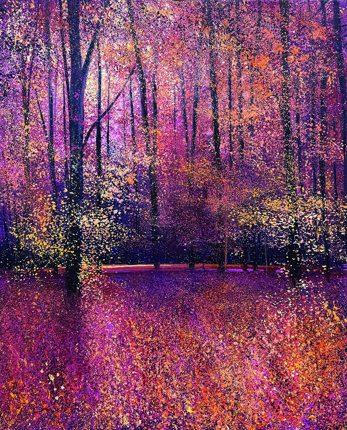 John Connolly’s ‘Autumn Colour’ £2,200 80x100cm acrylic